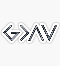 God is Greater Than the Ups and Downs Sticker