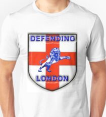 Millwall Defending London against terrorists, against terrorism, Cross of St. George 3D effect Unisex T-Shirt