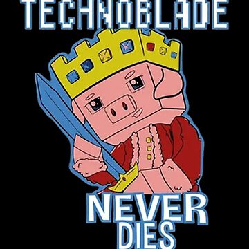 technoblade never dies technoblade technoblade never dies technoblade iPad  Case & Skin for Sale by anastdesign