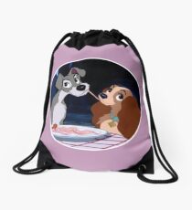 A Dog's Love Drawstring Bag