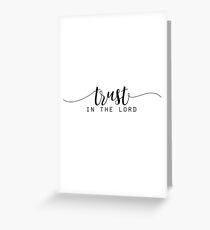 Christian Quote Greeting Card