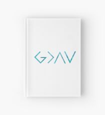 Cuaderno de tapa dura Dios es más grande que los altibajos
