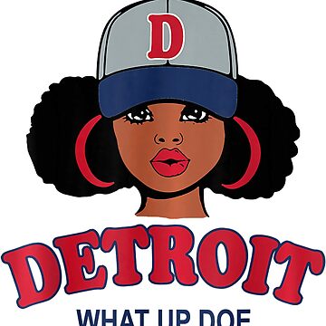 Detroit Life 313 RED/WHT T Shirt L / Red/Black