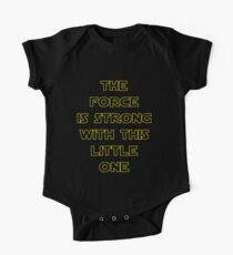 The Force Short Sleeve Baby One-Piece