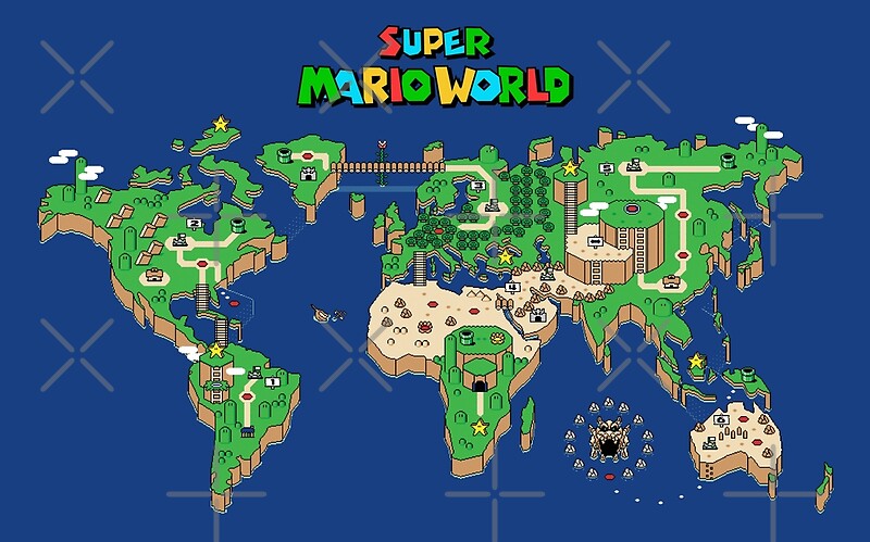 Super Mario World Maps And Charts