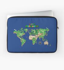 SMW Super Mario World Map Laptop Sleeve