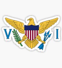 Flag of the Virgin Islands Sticker