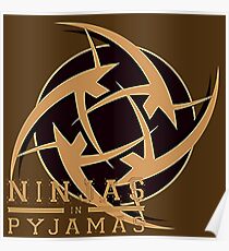 Ninjas in Schlafanzügen Poster