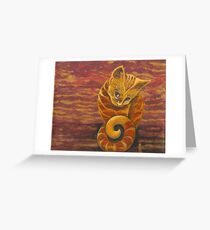 sly Greeting Card