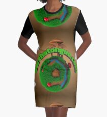 Earth´s Tongue Graphic T-Shirt Dress
