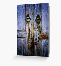 Beypazari Door Handle (White) Greeting Card