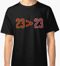 LeBron Greater Than Jordan (Black) Classic T-Shirt