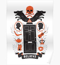 221B Baker Street Poster