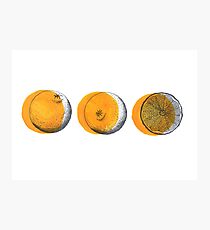 shifty orange Photographic Print
