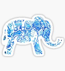 blue elephant Sticker