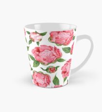 Aquarell Pfingstrosen Tasse (groß)