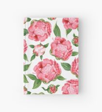 Watercolor Peonies Hardcover Journal