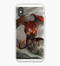 Vinilo o funda para iPhone Red Dragon Fantasy
