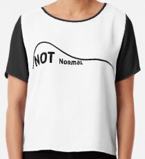 Not a Normal Curve Chiffon Top