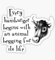 Begging For Its Life Sticker
