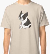 Say hello to the cute double hooded pied French Bulldog Classic T-Shirt