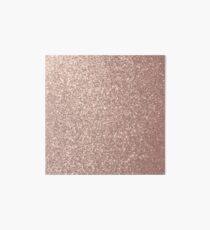 Pink Rose Gold Metallic Glitter Art Board