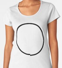 Imperfect Circle Women's Premium T-Shirt