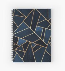 Navy Stone Spiral Notebook