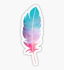 Designed feather Sticker