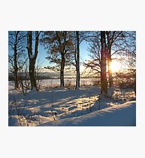 Snow Scene Photographic Print