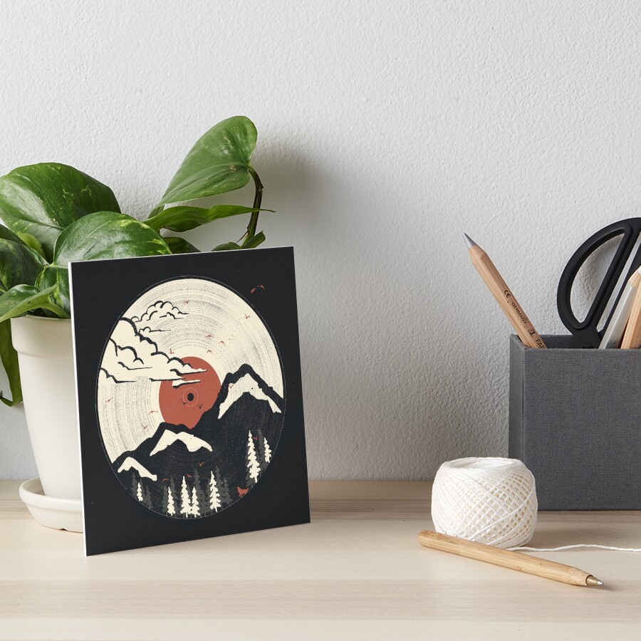 MTN LP... Art Board Print