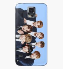 BTS Kpop - Blau Hülle & Klebefolie für Samsung Galaxy
