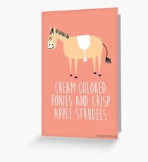 Sound of music pony Greeting Card