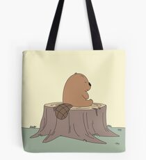 Trauriger Biber Tote Bag