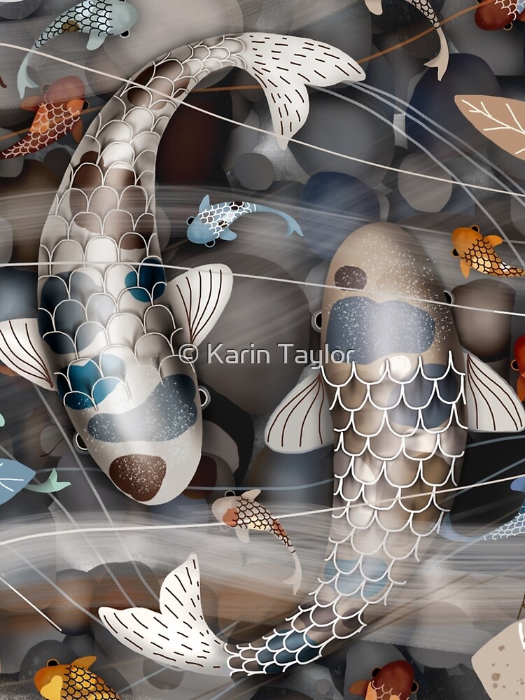 Koi Fish Pond by karin