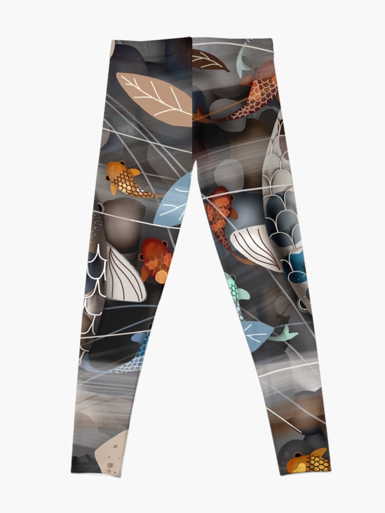 Alternate view of Koi Fish Pond Leggings