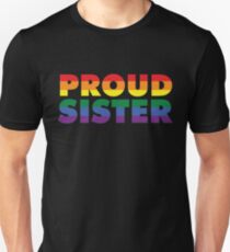 Gay Pride Support Shirt Stolze Schwester LGBT Shirt Slim Fit T-Shirt