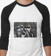 African Black-footed Penguin Men's Baseball ¾ T-Shirt