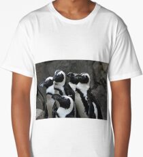 African Black-footed Penguin Long T-Shirt