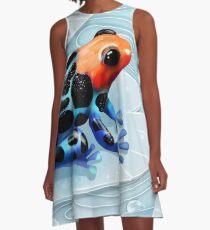 Poison Dart Frog A-Line Dress