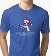 Grr Argh Christmas Tri-blend T-Shirt