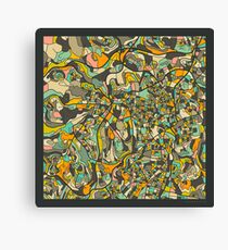 JERUSALEM MAP Canvas Print