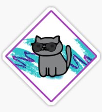 totally cool shadow, dude Sticker