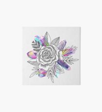 Rose and Crystals Art Board