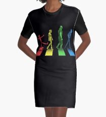 Stray Dog Strut Graphic T-Shirt Dress