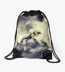 valentino rossi best wallpaper Drawstring Bag