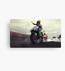 valentino rossi wallpaper Canvas Print