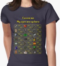 Camiseta entallada para mujer Runescape - Mis ojos están aquí