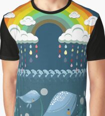 Rain bow in ocean Graphic T-Shirt