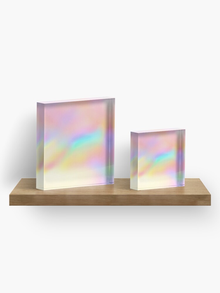 Alternate view of Iridescent Aesthetic Color Acrylic Block